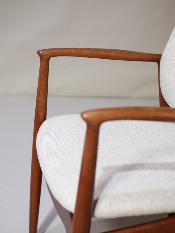 Image 1 of (2x) Erik Buch 67 Armchair Captains Chair Vintage