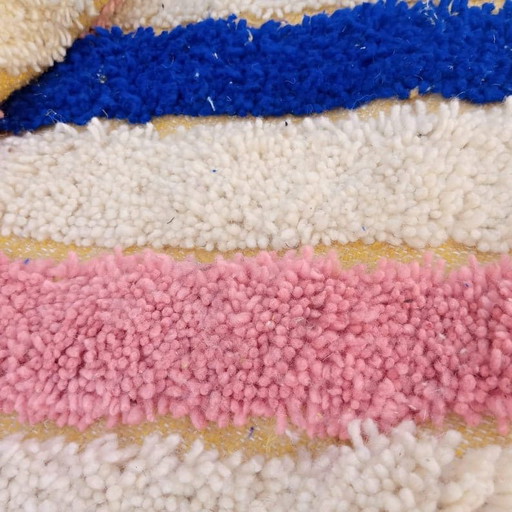 Alfombra tejida a mano de lana natural, artesanía tradicional, diseños coloridos, tamaño 150/250 cm. – Aime Té (photo 2 of 9)