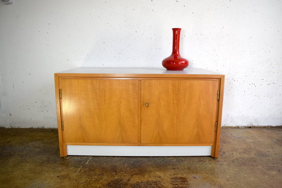 Image 1 of Vaso in ceramica vintage rosso anni '60, Germania Ovest 