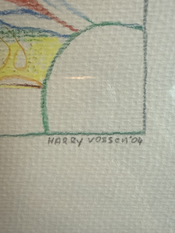 Image 1 of Harry Vossen abstract drawing