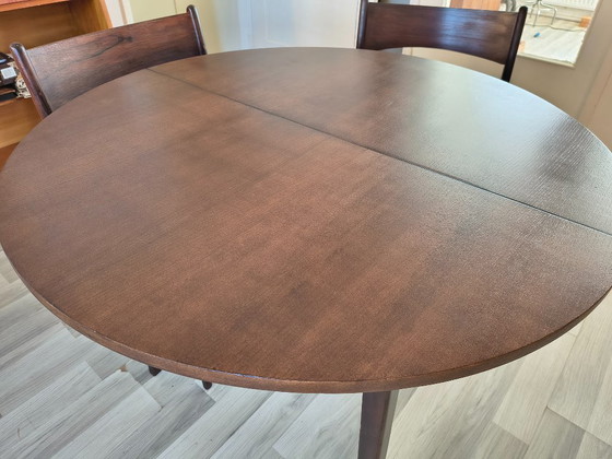 Image 1 of Vintage Round/Oval Danish Design Dining Table
