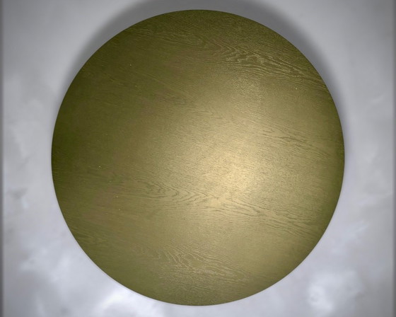 Image 1 of Mesa de comedor Arco Balance – Chapa de roble verde y hormigón