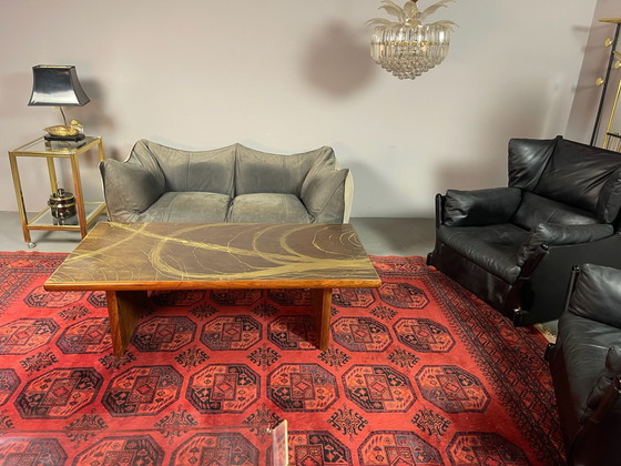 Esclusivo Set Soggiorno Designer Vintage, Mario Bellini & Viola d’Amore, B&B Italia, Divani 2 posti, Cromo (foto 12 di 15)