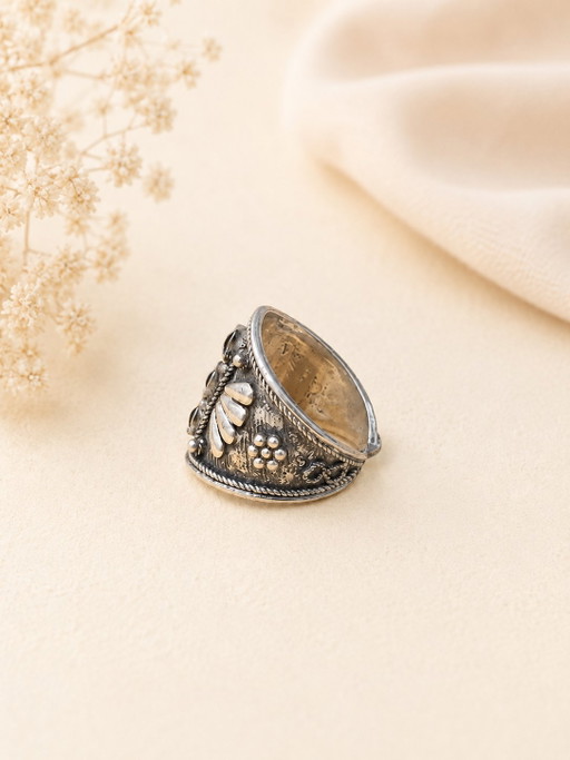 925 Sterling Silber Ring 1990er ungetragen