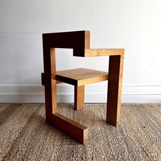 Image 1 of Sedia Rietveld Steltman Design olandese