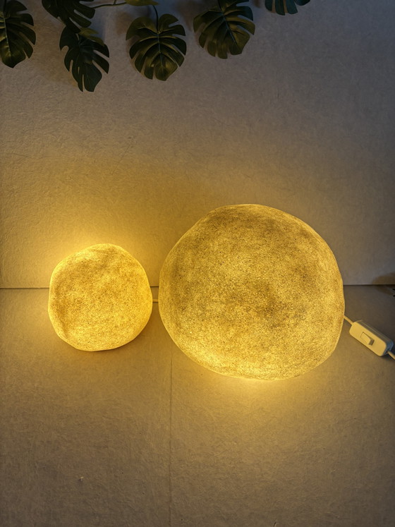 Image 1 of Vintage Falkenberg ‘Moon Rock’ Lamps 1980s