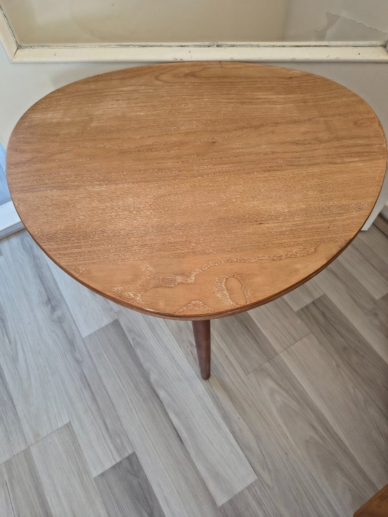 Image 1 of Tavolino laterale in legno | vintage anni '60 | organico