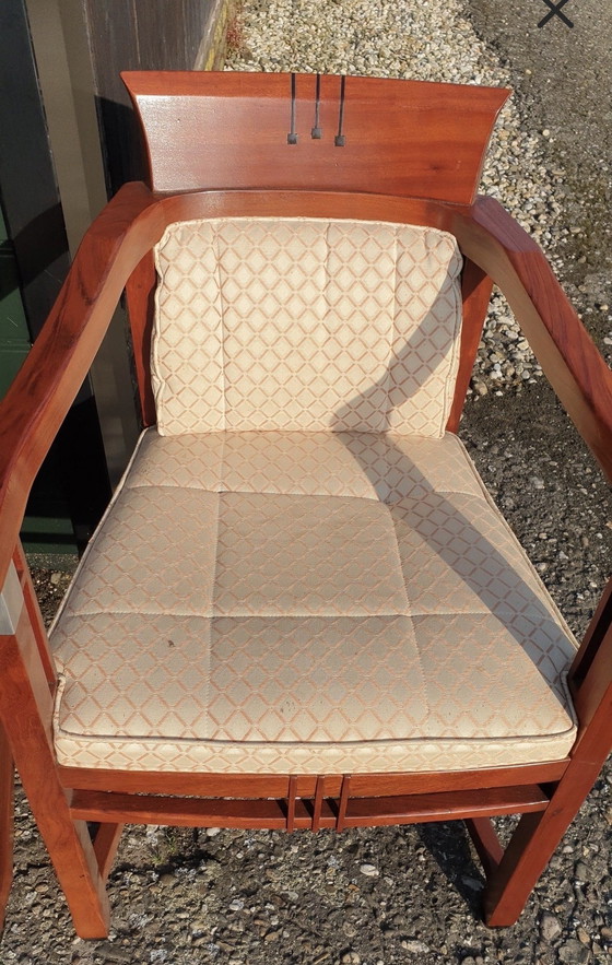 Image 1 of 6 fauteuils de salle à manger Schuitema