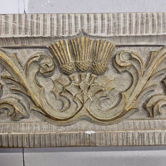 Image 1 of Neoklassieke gipsen Schouw met Kariatiden (blote vrouwen) klassieke schouw ^ Griekse stijl