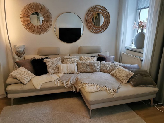 Divano angolare ARZONA di Dieter Knoll in pelle beige – Divani angolari, Leather, Metal (photo 22 of 25)
