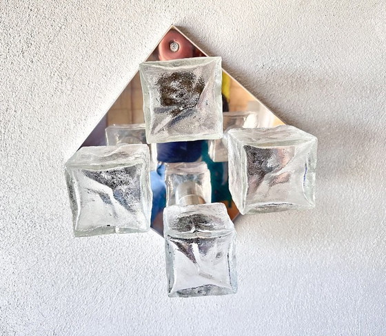 Image 1 of Vintage Kalmar Ice Cube Lamp