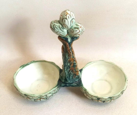 Image 1 of Set da portata per asparagi in metallo colato degli anni '60