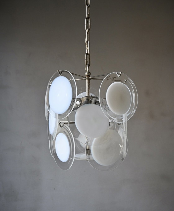 Image 1 of Italian Vistosi chandelier from the 60s or 70s