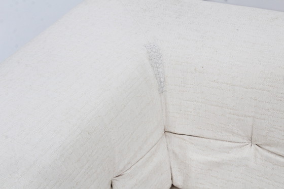 Image 1 of Vintage Roche Bobois Mah Jong sofa beige linen Hans Hopfer