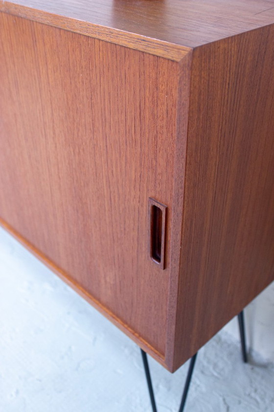 Image 1 of Vintage teak chest of drawers, sideboard, lowboard, mid-century 1960s