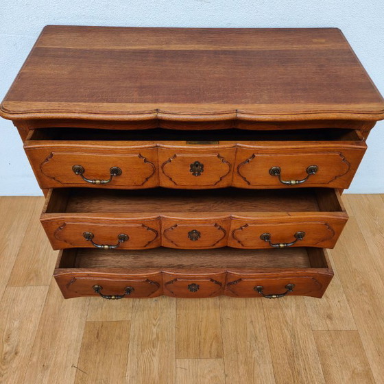 Image 1 of Vintage Queen Ann ladekast commode dressoir badkamermeubel