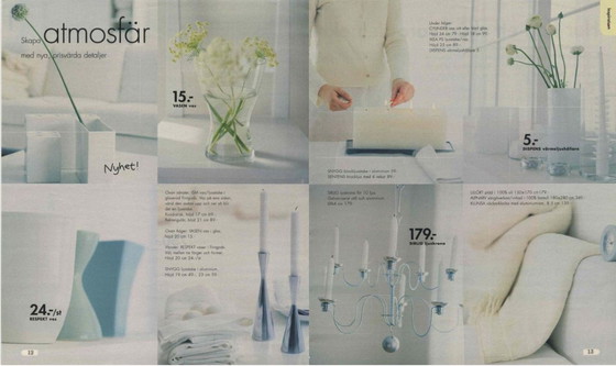 Image 1 of Set di candelieri vintage IKEA SNYGG – design in alluminio