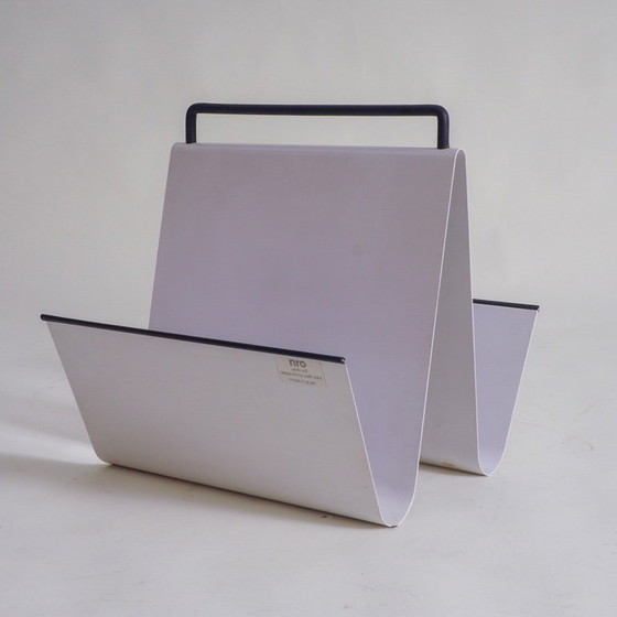 Image 1 of Metal Magazine Rack by Pete Sans for Nro