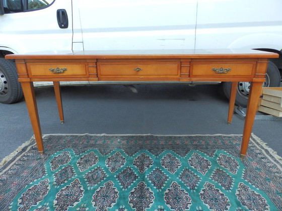 Image 1 of Lussuosa scrivania curva in stile inglese