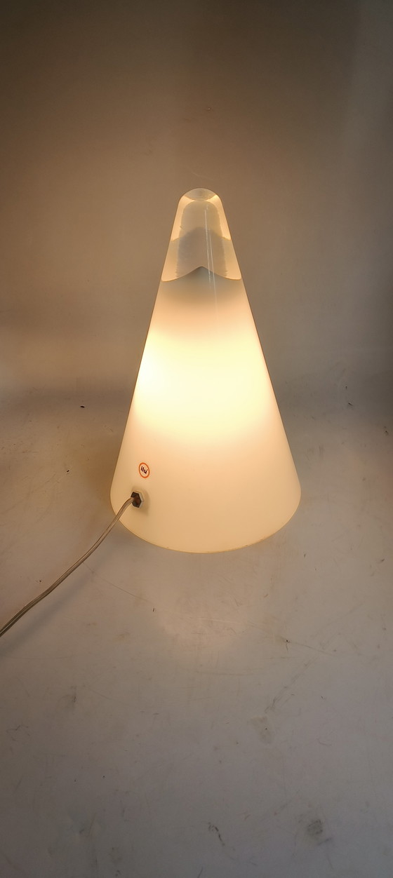 Image 1 of Lampe en verre en forme de cône de thé, style Murano, design vintage