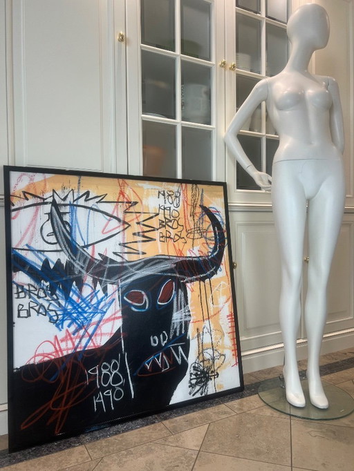Urban art with a statement: "Picasso and Basquiat" by Freda People (2022)