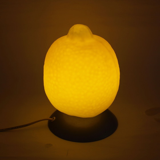 Image 1 of Vintage IKEA Orange & Lemon Fruit Table Lamp Set