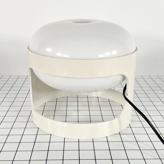 Image 1 of Witte Kd27 Tafellamp van Joe Colombo voor Kartell, 1960S