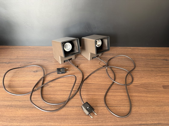 Image 1 of 2 lampade da parete vintage Philips con interruttore a tirante