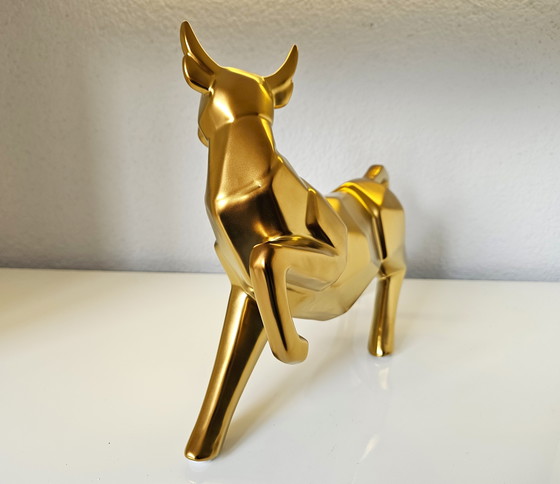 Image 1 of Stylized Sculpture Bull