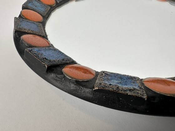 Image 1 of Vintage spiegel - keramiek