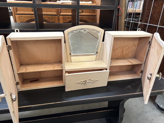 Image 1 of Vintage Brocante wandkastje / hangkastje