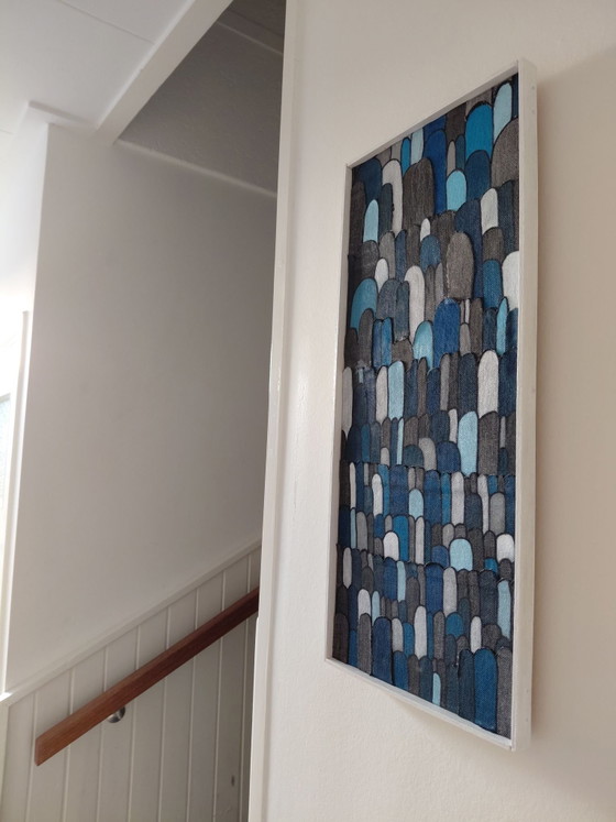 "Denim Rock & Blues" – Gallery Suncorner, Wanddecoratie, Katoen, Textiel (photo 5 of 8)