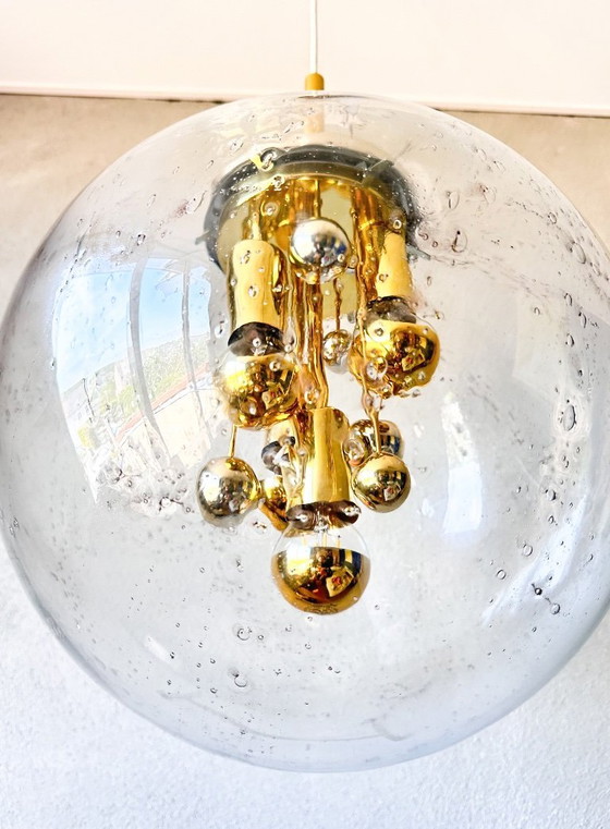 Image 1 of Vintage large Doria pendant lamp