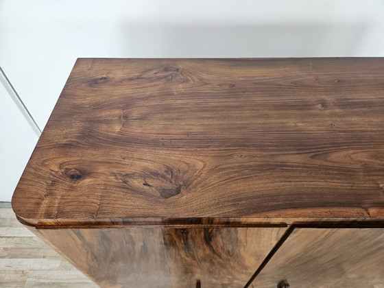 Image 1 of Credenza lineare Art Decò in noce