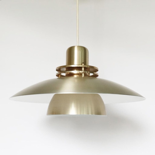 Vintage Brass Pendant Lamp Belid Swedish Design Scale Lamp