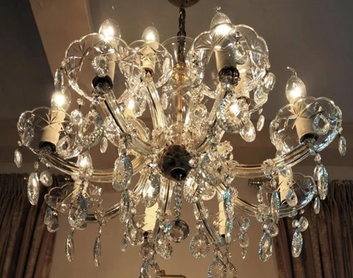 lampadario di cristallo