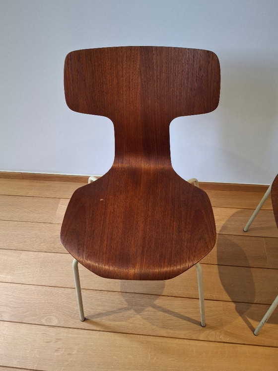 Image 1 of 2 x Hammer chairs by Arne Jacobsen