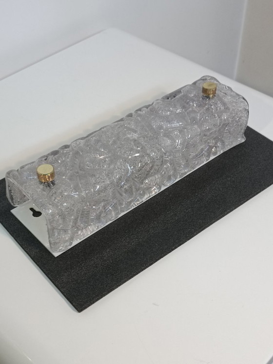 Image 1 of Ice Glass wall light by Carl Fagerlund for Orrefors, 1960s