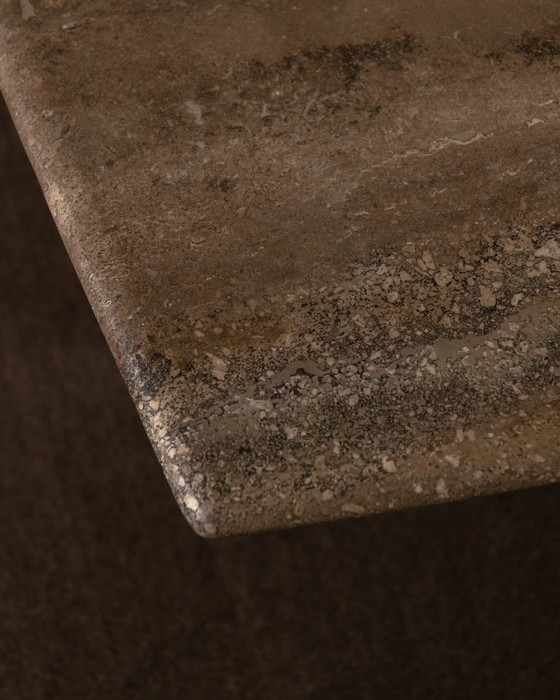 Image 1 of Vintage travertine coffee table, 1970s