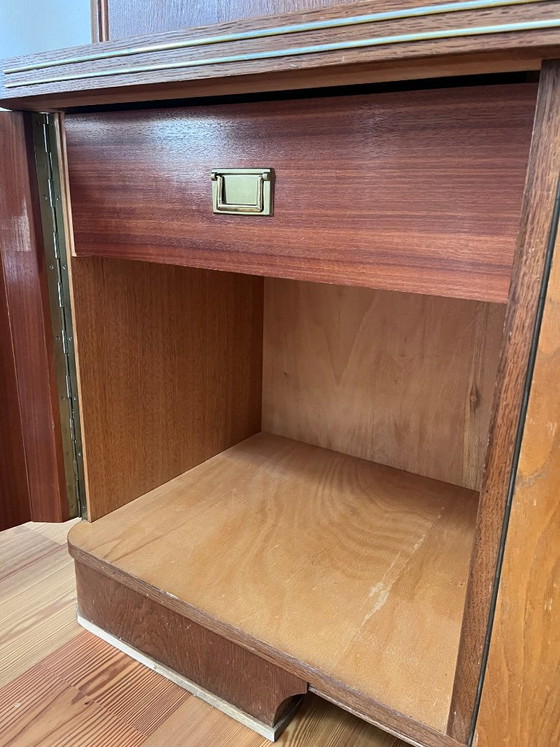Living Room Cabinet – High Boards, Glass, Wood (photo 15 of 15)