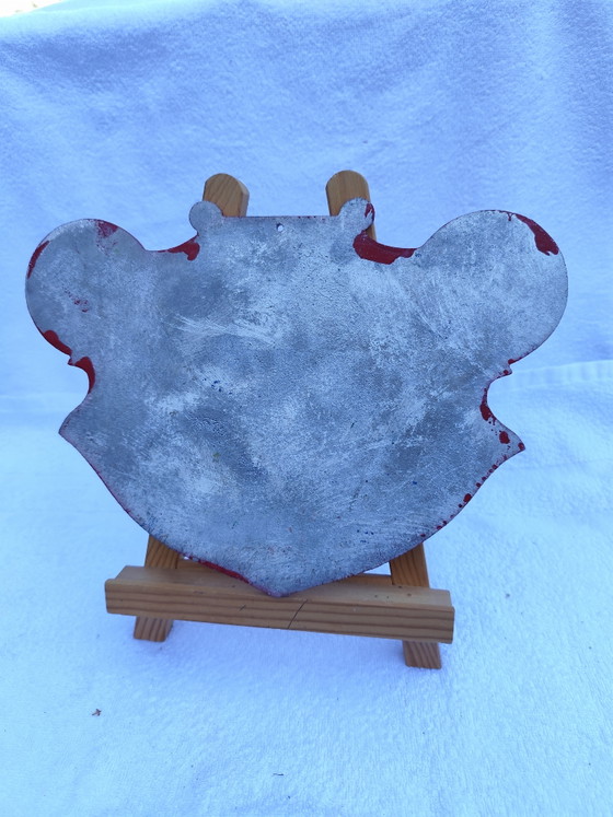 Agrarische Rundvee Beurs Wedstrijd Plaat Charolaises 1983 – vintage, Wanddecoratie, Aluminium (photo 2 of 6)
