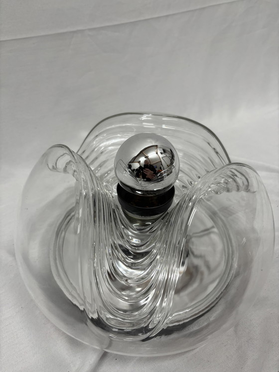 Image 1 of Lampe de plafond ou applique murale vintage Peill & Putzler Futura Wave, 1970