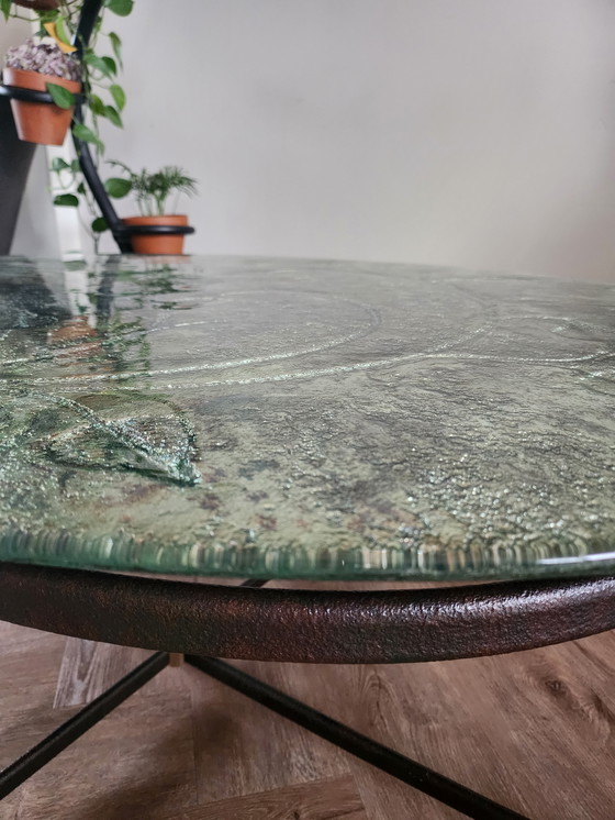 Image 1 of Tavolino da caffè ovale vintage