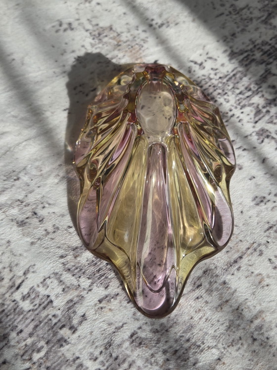 Image 1 of Vintage Mid-Century Glass Bowl – Handmade – Bohemia / Murano, 1950s