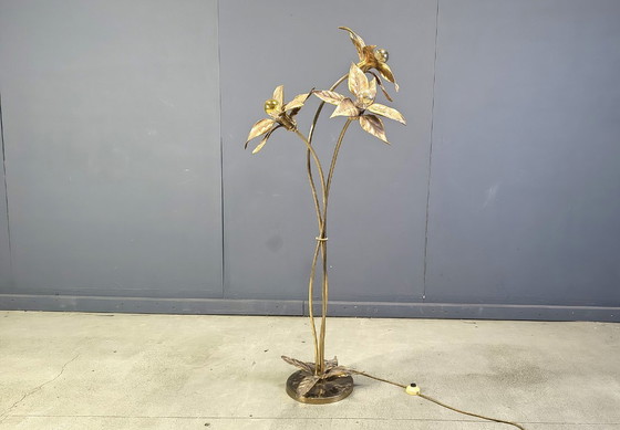 Image 1 of Willy daro flower floor lamp, 1970s