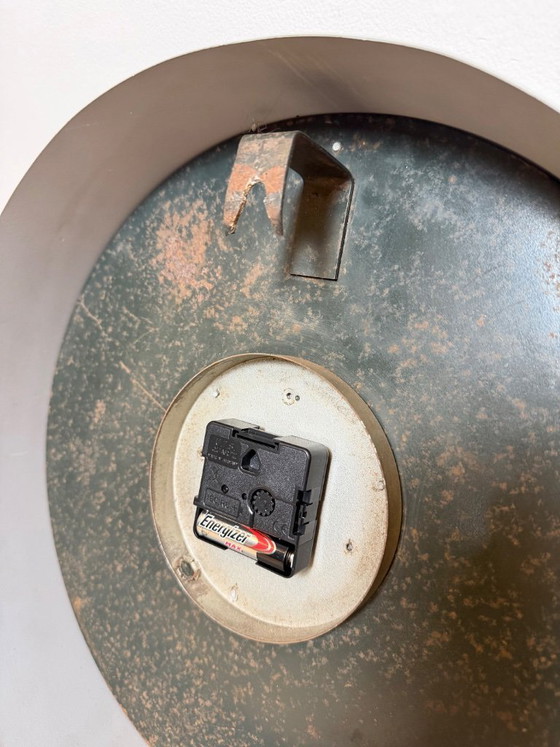 Image 1 of Schwarze Industriewanduhr von IBM, 1950er Jahre