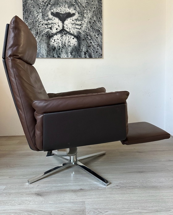FSM Shelby Design Sessel Relaxsessel – Chrom, Leder (photo 9 of 14)