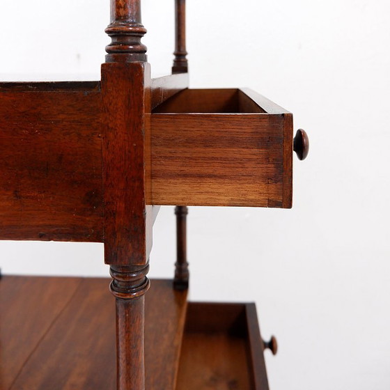 Image 1 of English 19th Century Mahogany Whatnot Shelf