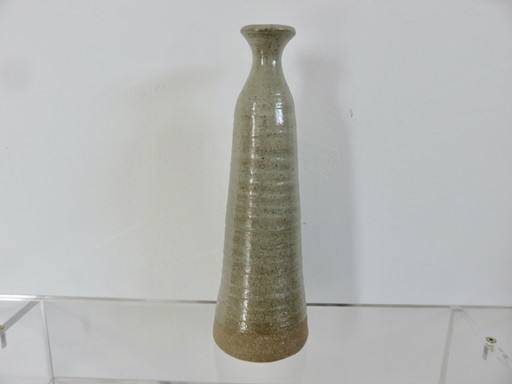 Vase in glazed stoneware, 60s-70s, France