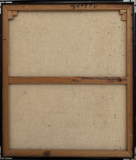 Image 1 of Robert Detheux / 1979 / Raro quadro surrealista / Madame la Colonelle